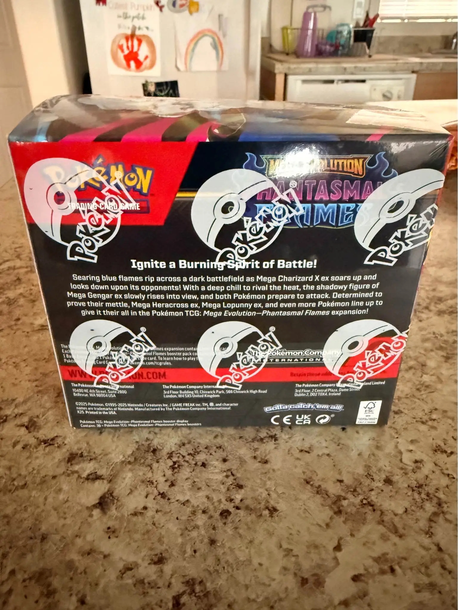 Pokemon TCG Phantasmal Flames Booster Box New Sealed - Image 2
