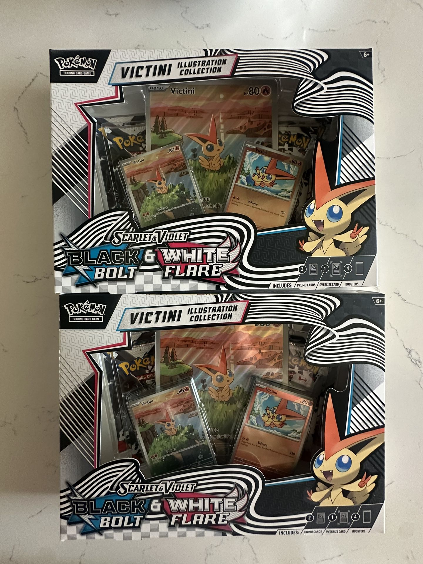 Pokemon Black Bolt/White Flare Unova SV10.5 Victini Illustration Collection New