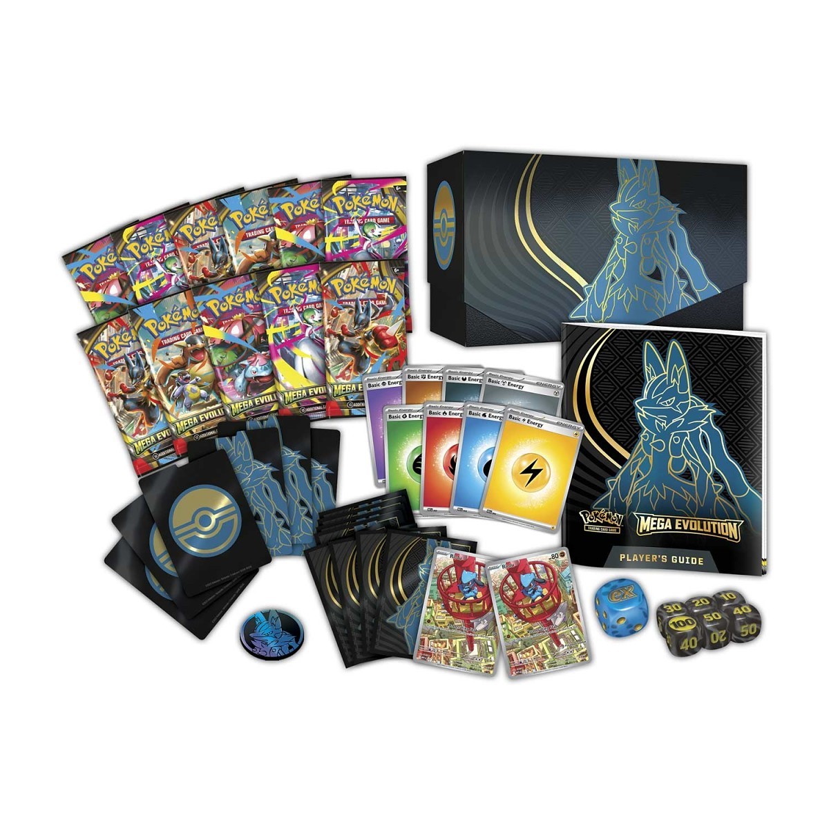 Pokémon TCG: Mega Evolution Pokémon Center Elite Trainer Box (Mega Lucario) - Image 2