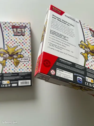 Pokemon TCG Scarlet & Violet 151 Alakazam Ex Collection NEW SEALED wear bOX - Image 4