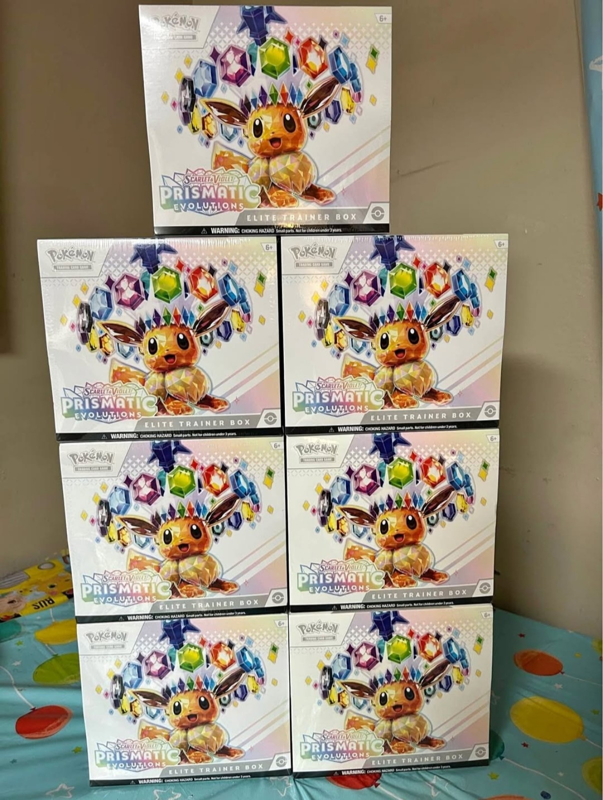 Pokemon TCG Scarlet Violet Prismatic Evolutions Elite Trainer Box