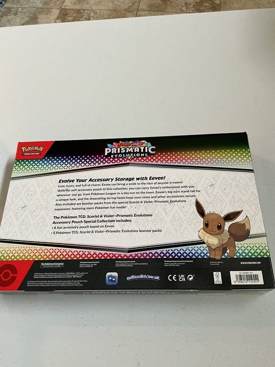 Pokemon scarlet and violet Prismatic Evolutions accessory pouch - Image 2