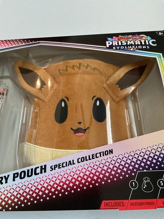 Pokemon scarlet and violet Prismatic Evolutions accessory pouch - Image 4