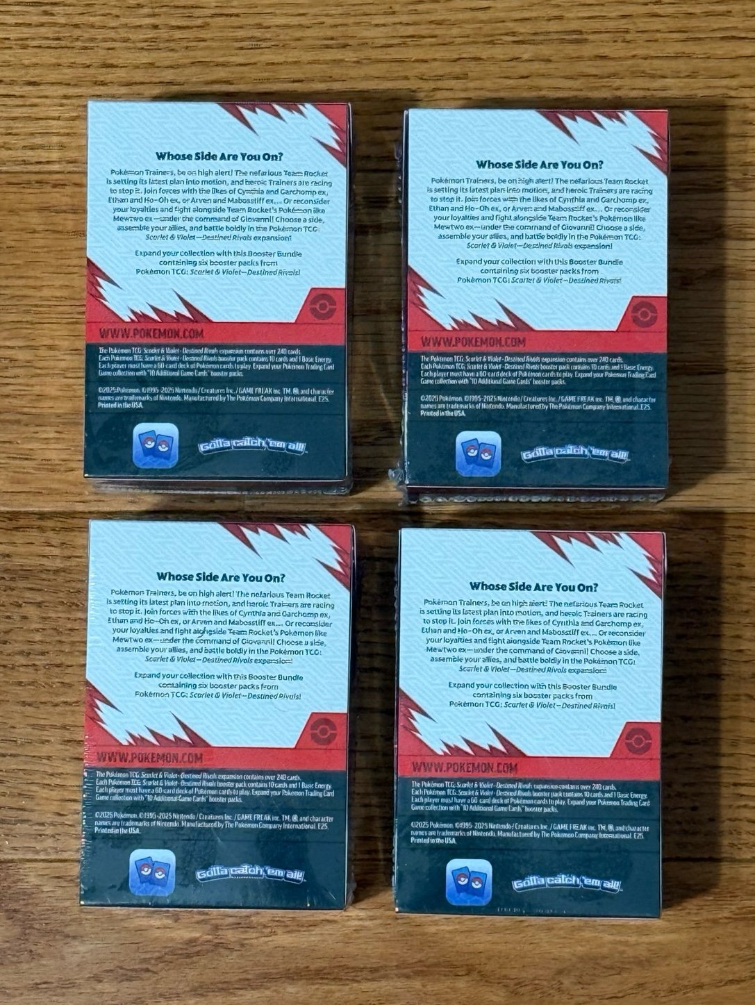 Pokemon TCG S&V Destined Rivals Booster Bundle - Lot of 4 - Image 2