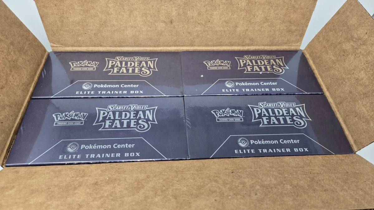 Pokemon Paldean Fates Pokemon Center (PC) ETB Unsealed Case (4x PC ETB) - Image 2