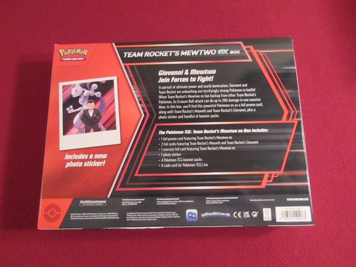 Pokemon TCG Team Rocket's Mewtwo EX Box - Destined Rivals - NEW, FACTORY SEALED - Image 3