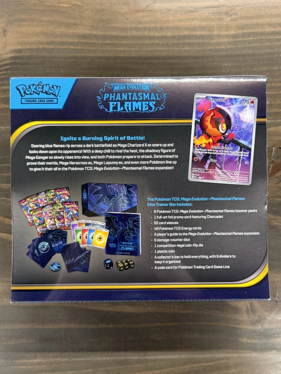 Pokemon x1 Phantasmal Flames (ME02) Elite Trainer Box ETB Factory Sealed - Image 2