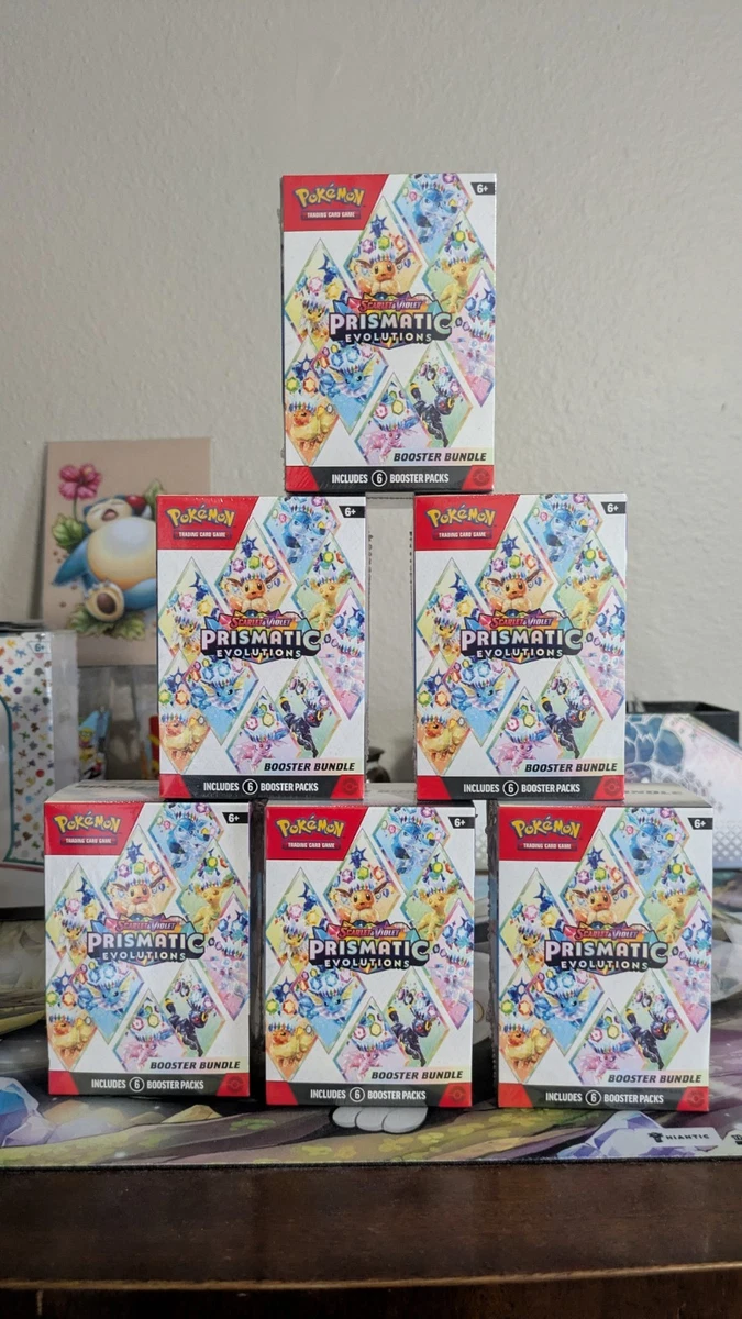 Pokémon TCG Prismatic Evolutions Booster Bundle - New Factory Sealed