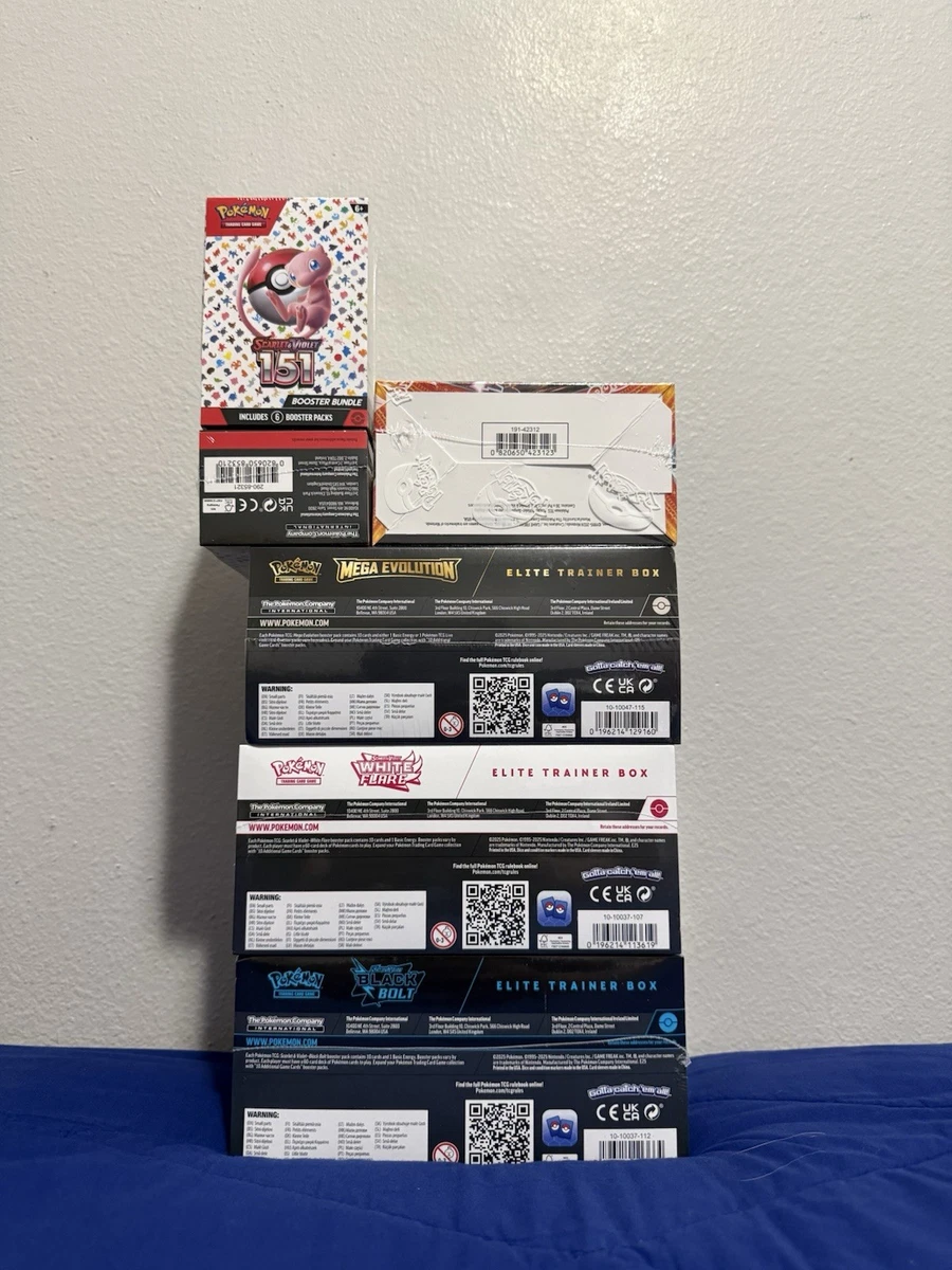 Pokemon TCG: Factory Sealed Collection Lot🔥 (3x ETB's 2x BBD 1x BBX) - Image 3
