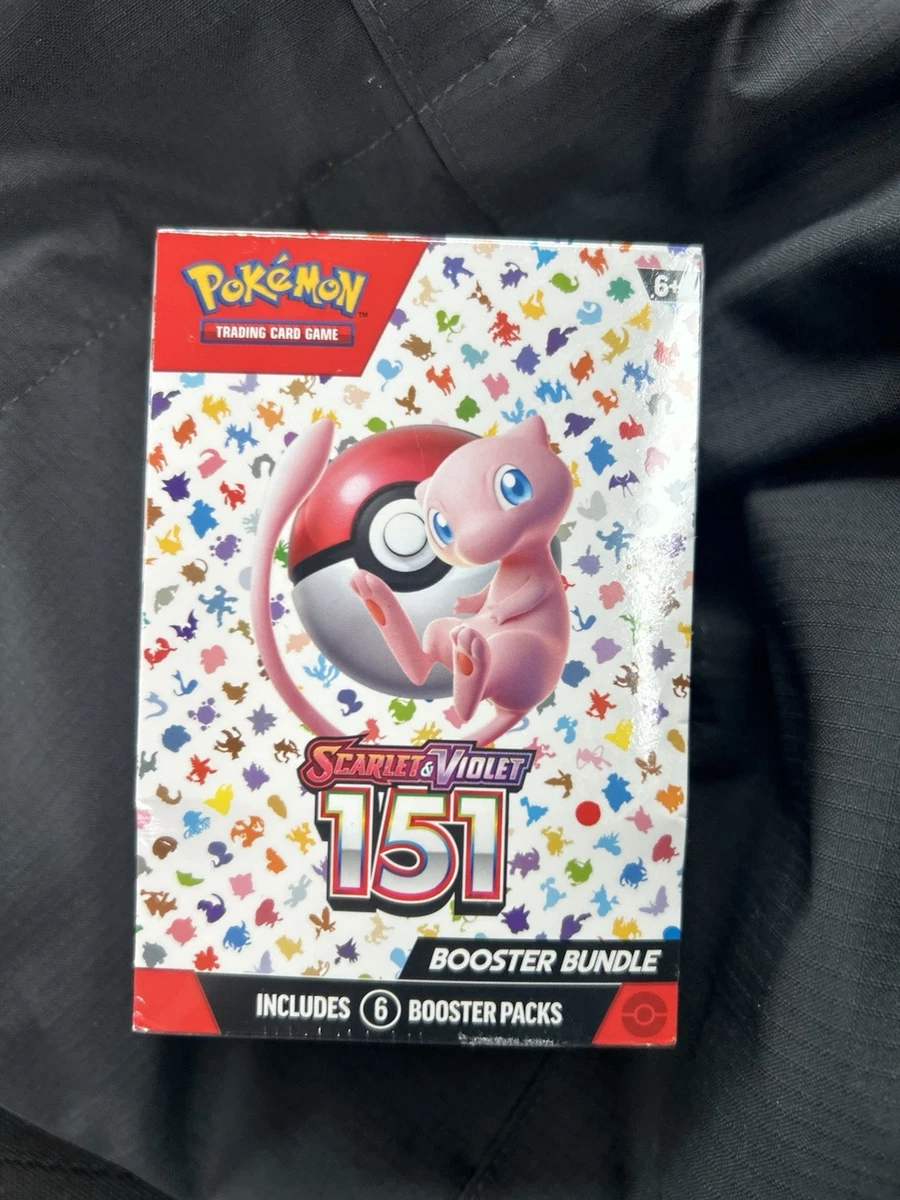 Pokemon TCG Scarlet & Violet 151 Booster Bundle Sealed New (6 packs)