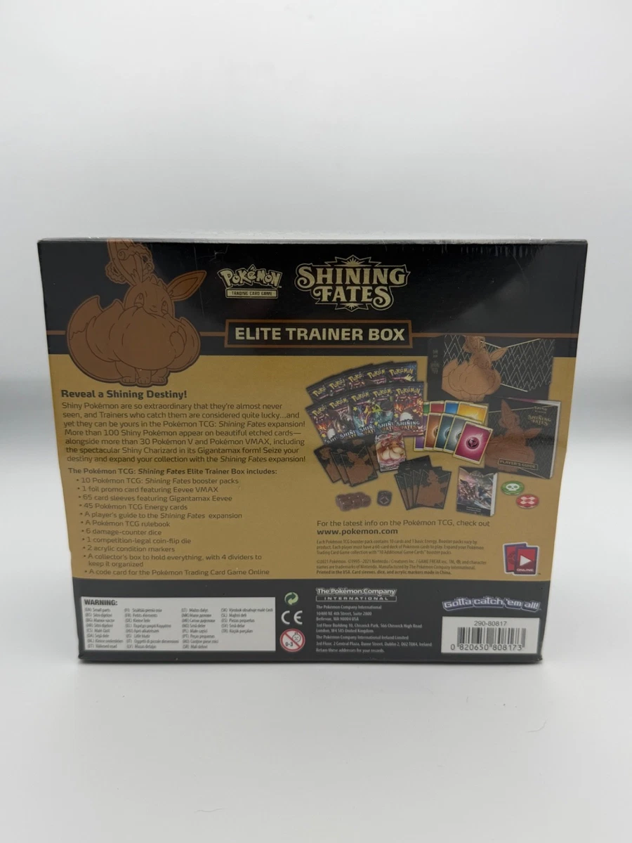 Pokémon TCG Shining Fates Elite Trainer Box ETB Sword & Shield Factory Sealed - Image 2
