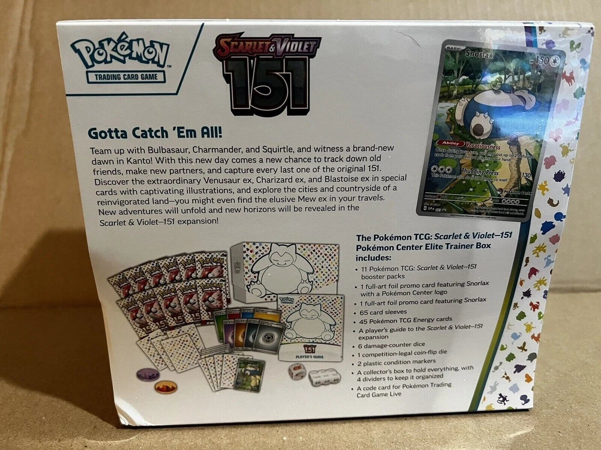 Pokemon TCG Pokemon 151 Pokemon Center Exclusive Elite Trainer Box ETB Sealed - Image 2