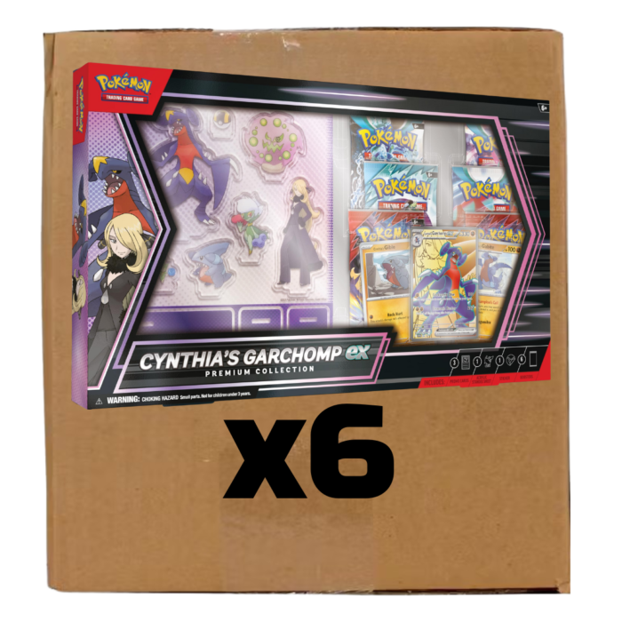 Sealed Case Cynthia's Garchomp ex Premium Collection Box