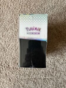 Sealed Prismatic Evolutions Pokémon Center Elite Trainer Box, front of box