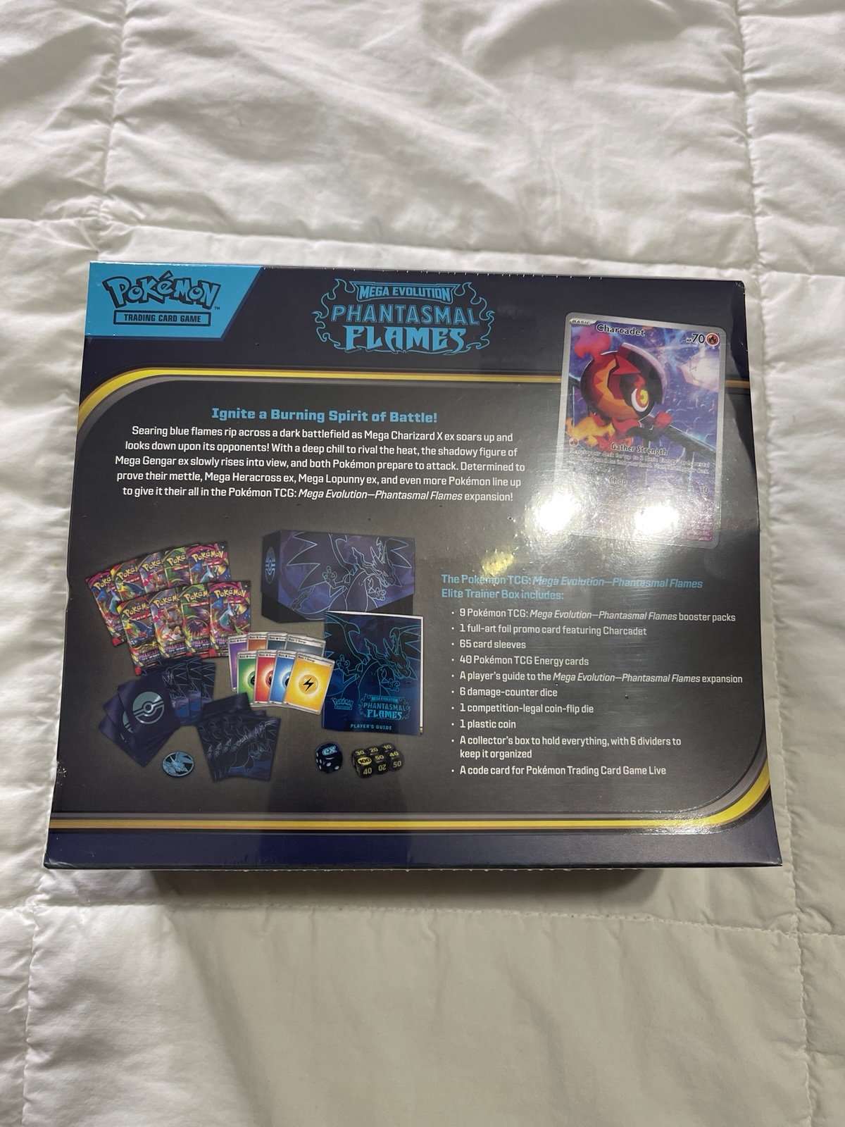 Pokémon TCG: Mega Evolution Phantasmal Flames Elite Trainer Box (ETB) - Sealed - Image 4