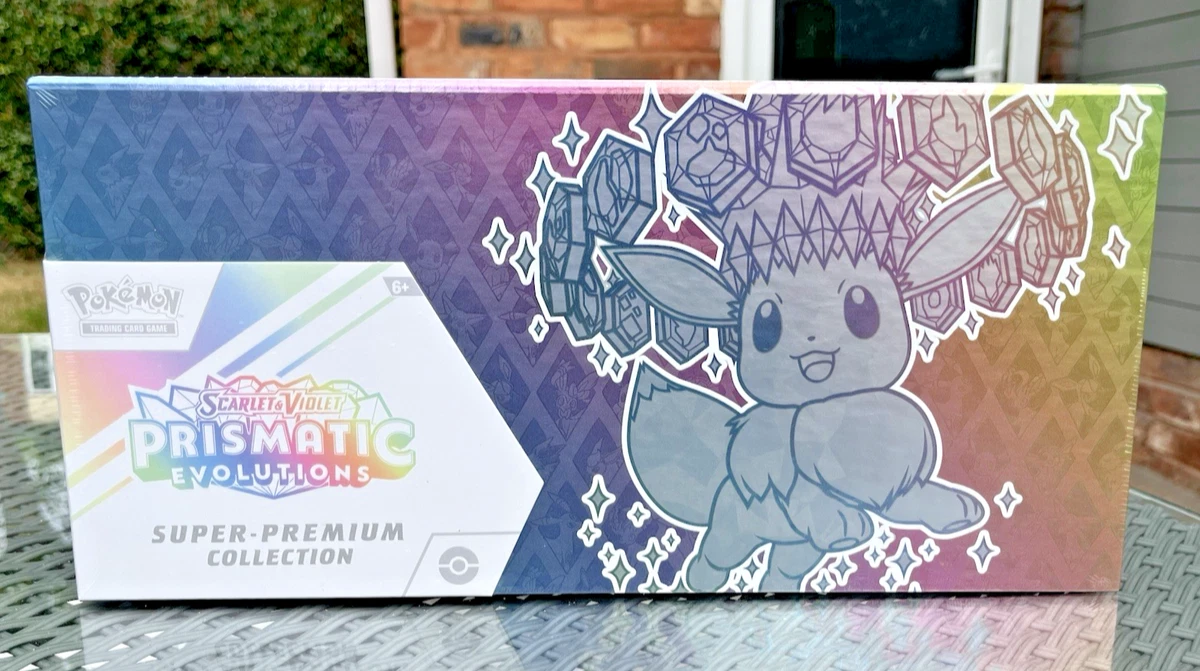 POKEMON TCG SCARLET & VIOLET PRISMATIC EVOLUTIONS SUPER PREMIUM COLLECTION "NEW*
