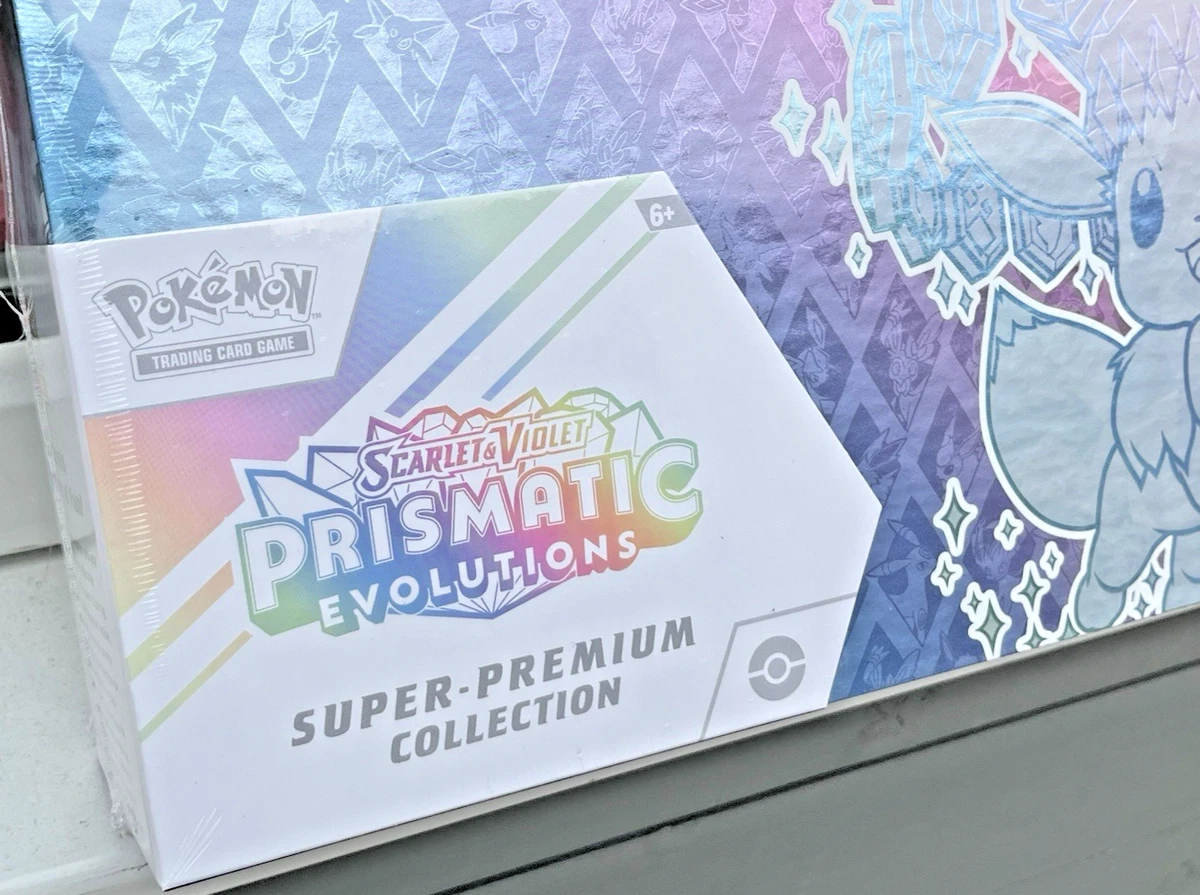 POKEMON TCG SCARLET & VIOLET PRISMATIC EVOLUTIONS SUPER PREMIUM COLLECTION "NEW* - Image 4